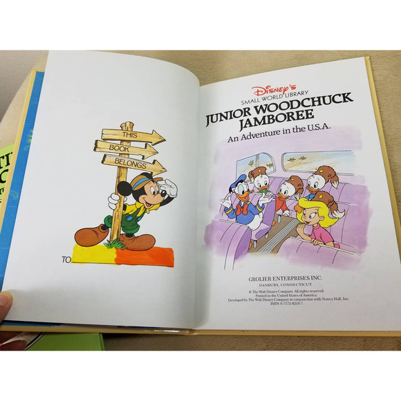 Walt Disney Princess Books Pocahontas Jessie Mulan Alice Tiana Lot of 7 Vintage - Picture 3 of 12